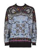 Versace Jeans Couture Bandana Print Sweatshirt