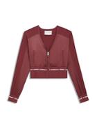 The Kooples Cropped Track Jacket