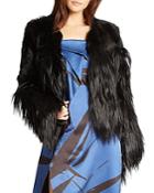 Halston Heritage Mixed Fur Coat