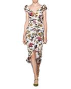 Jason Wu Floral Print Midi Dress
