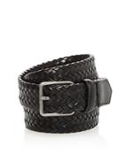 Cole Haan Woven Stretch Leather Belt