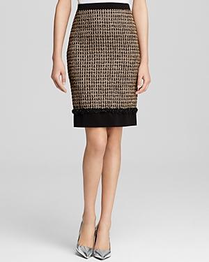 Basler Skirt - Metallic Tweed