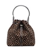Jimmy Choo Bon Bon Medium Calf Hair Bucket Bag