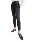 7 For All Mankind Sequin Side Stripe Skinny Ankle Jeans In Slim Illusion Essex