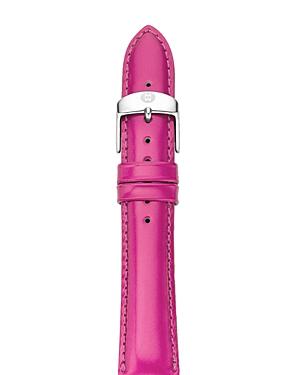 Michele Pink Patent Leather Watch Strap, 16mm