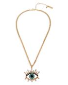 Kurt Geiger London Evil Eye Pendant Necklace, 16-18