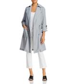 Kenneth Cole Open-front Trench Coat
