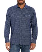 Robert Graham Kalispell Cotton Geo Print Tailored Fit Button Down Shirt - 100% Exclusive