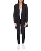 B Collection By Bobeau Pennie Draped Open-front Cardigan