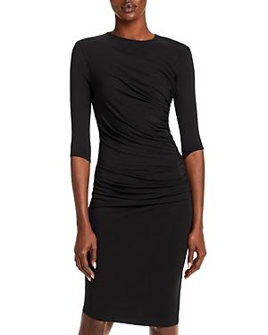 Helmut Lang Nova Ruched Sheath Dress