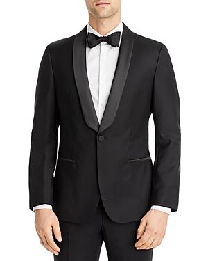 Hugo Henry Textured Weave Slim Fit Shawl Lapel Dinner Jacket