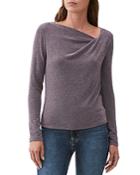 Michael Stars Kennedy Asymmetric Neck Tee