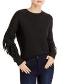 Aqua Knit Fringe Sleeve Sweater - 100% Exclusive