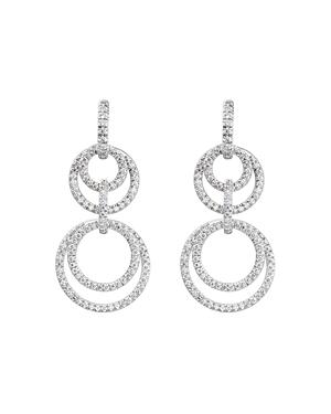 Gumuchian 18k White Gold Moon Phase Diamond Convertible Drop Earrings
