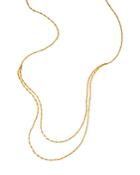 Lana Jewelry 14k Yellow Gold Wave Necklace, 42