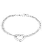 Nancy B Open Heart Chain Bracelet