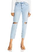 Rails The Atwater Distressed Cropped Jeans In Sky Blue D
