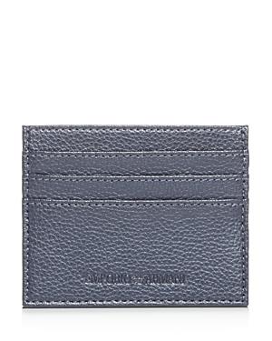 Emporio Armani Vitello Bottalato Leather Card Case