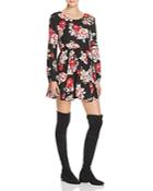 Minkpink Lattice Back Floral Fit-and-flare Dress - 100% Bloomingdale's Exclusive