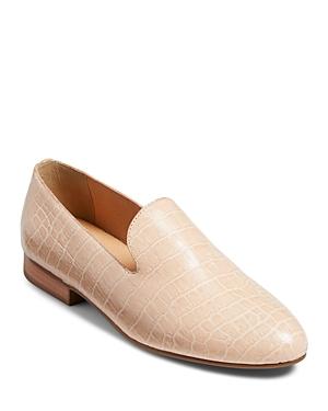 Jack Rogers Women's Audrey Croc Embossed Loafer Flats