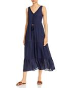 Single Thread Tiered Midi Dress