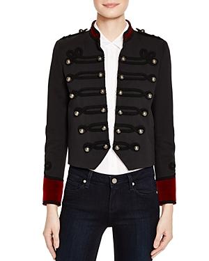 The Kooples Color-blocked Military Jacket