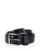Cole Haan Feather Edge Belt With Pinch Detail On Loop