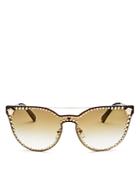 Versace Women's Mirrored Cat Eye Sunglasses, 65mm