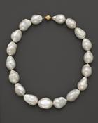Baroque Freshwater Pearl Necklace In 14k Yellow Gold, 17