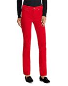Lauren Ralph Lauren Straight Corduroy Jeans In Red