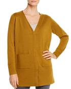 Eileen Fisher Merino Wool V-neck Cardigan - 100% Exclusive
