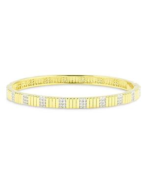 Fredia Rothman Pave Hinge Bangle Bracelet