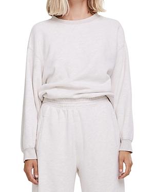 Agolde Nolan Sweatshirt In Oatmeal Heather