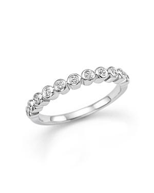 Diamond Band Ring In 14k White Gold, .20 Ct. T.w.