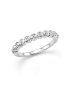 Diamond Band Ring In 14k White Gold, .20 Ct. T.w.