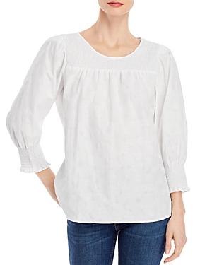 Karl Lagerfeld Paris Smocked Top