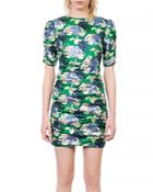 Maje Razul Embroidered Sequin Mini Dress