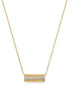 Bloomingdale's Diamond Bar Pendant Necklace In 14k Yellow Gold, 0.20 Ct. T.w. - 100% Exclusive