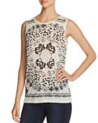 Majestic Filatures Floral-print Tank Top