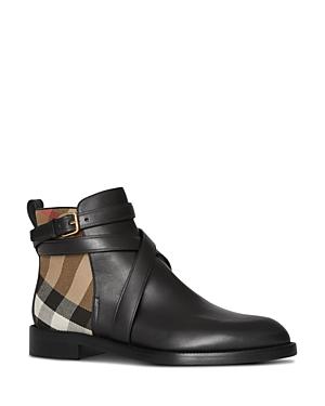 Burberry Women's House Check Ankle Booties