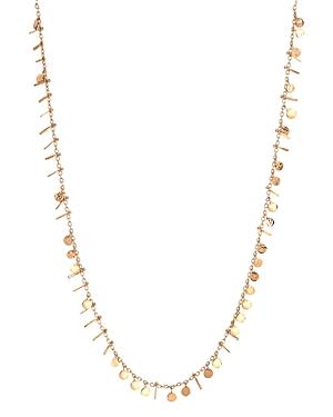 Kismet By Milka 14k Rose Gold Circle & Tassel Necklace, 18