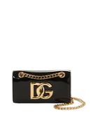Dolce & Gabbana Leather Crossbody Phone Case