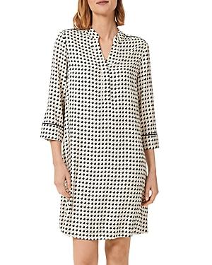 Hobbs London Amara Dot Print Tunic Dress