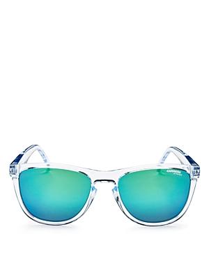 Carrera Mirrored Square Keyhole Sunglasses, 55mm