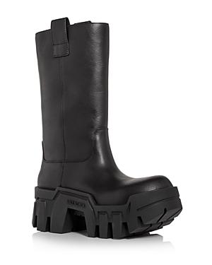 Balenciaga Women's Bulldozer Platform Mid Calf Boots