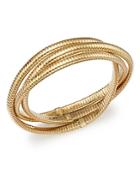 Bloomingdale's Triple Tubogas Bracelet In 14k Yellow Gold - 100% Exclusive