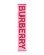 Burberry Logo Wool Jacquard Scarf