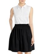Karl Lagerfeld Paris Color Blocked Shirt Dress