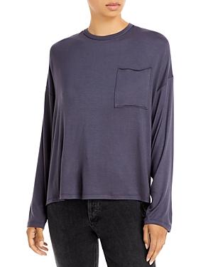 Aqua Draped Scoop Neck Tee - 100% Exclusive