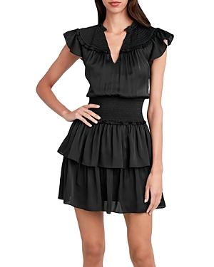 Bcbgmaxazria Tiered Ruffle Mini Dress